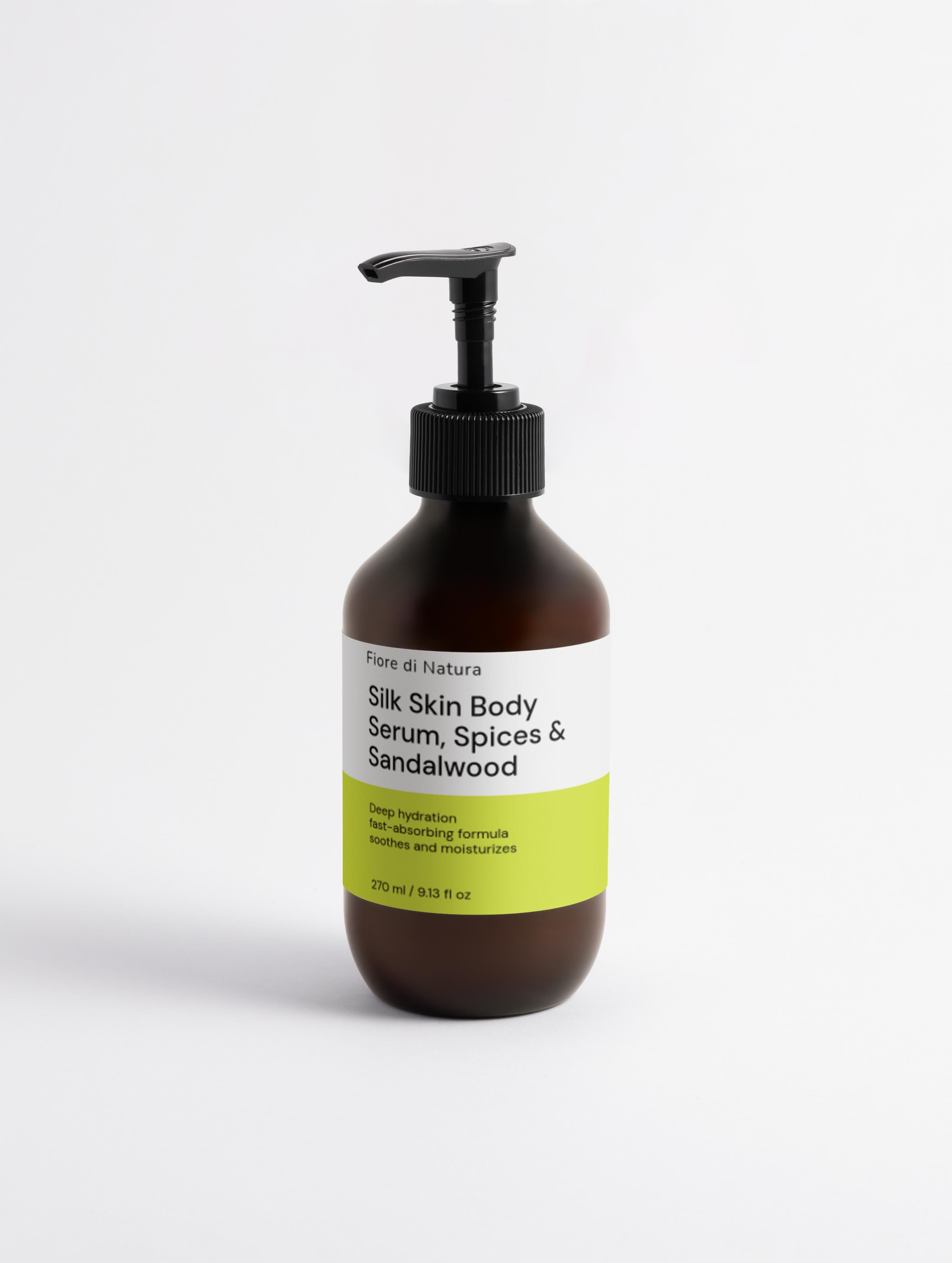 Silk Skin Body Serum, Spices & Sandalwood