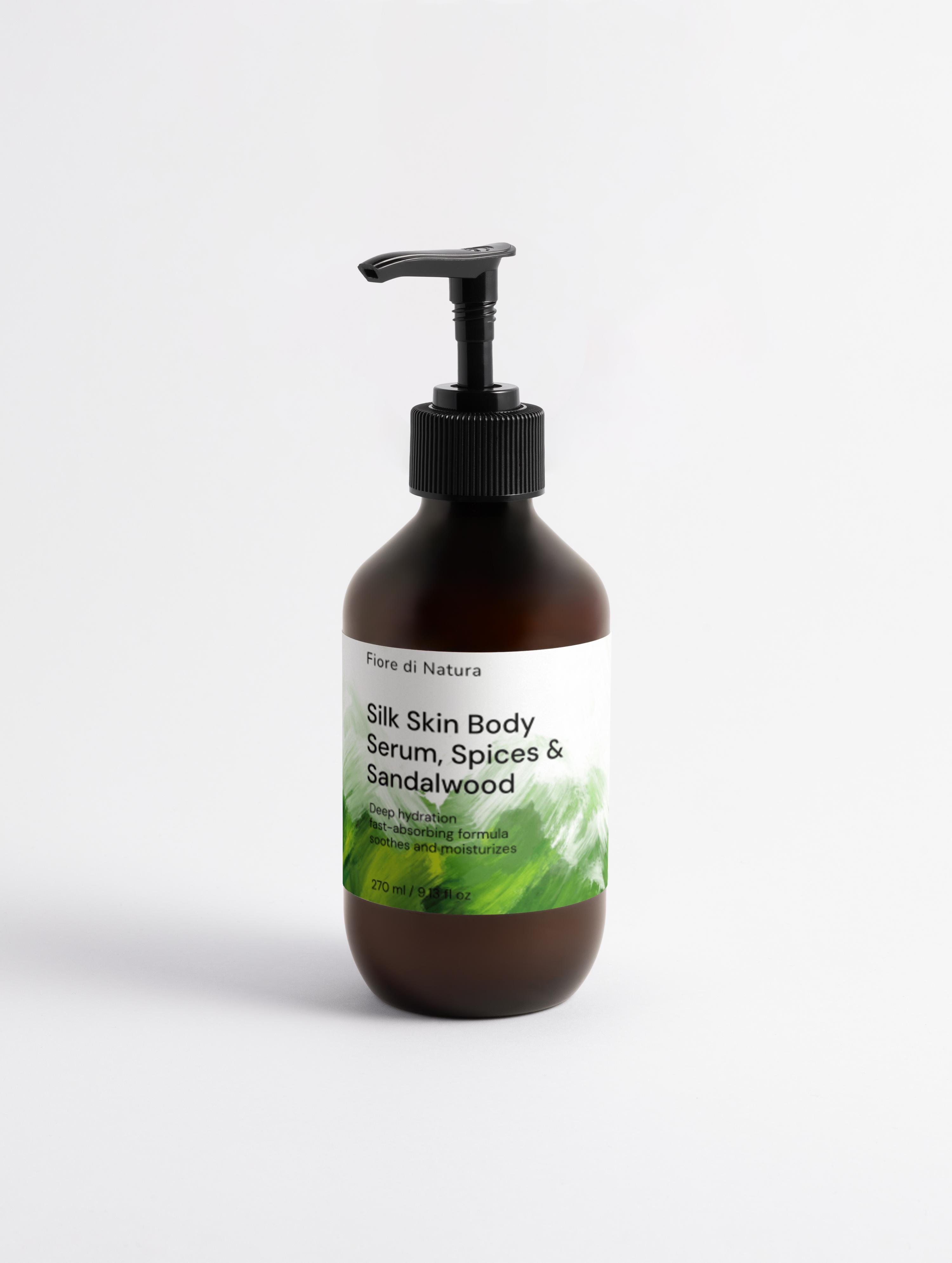 Silk Skin Body Serum, Spices & Sandalwood
