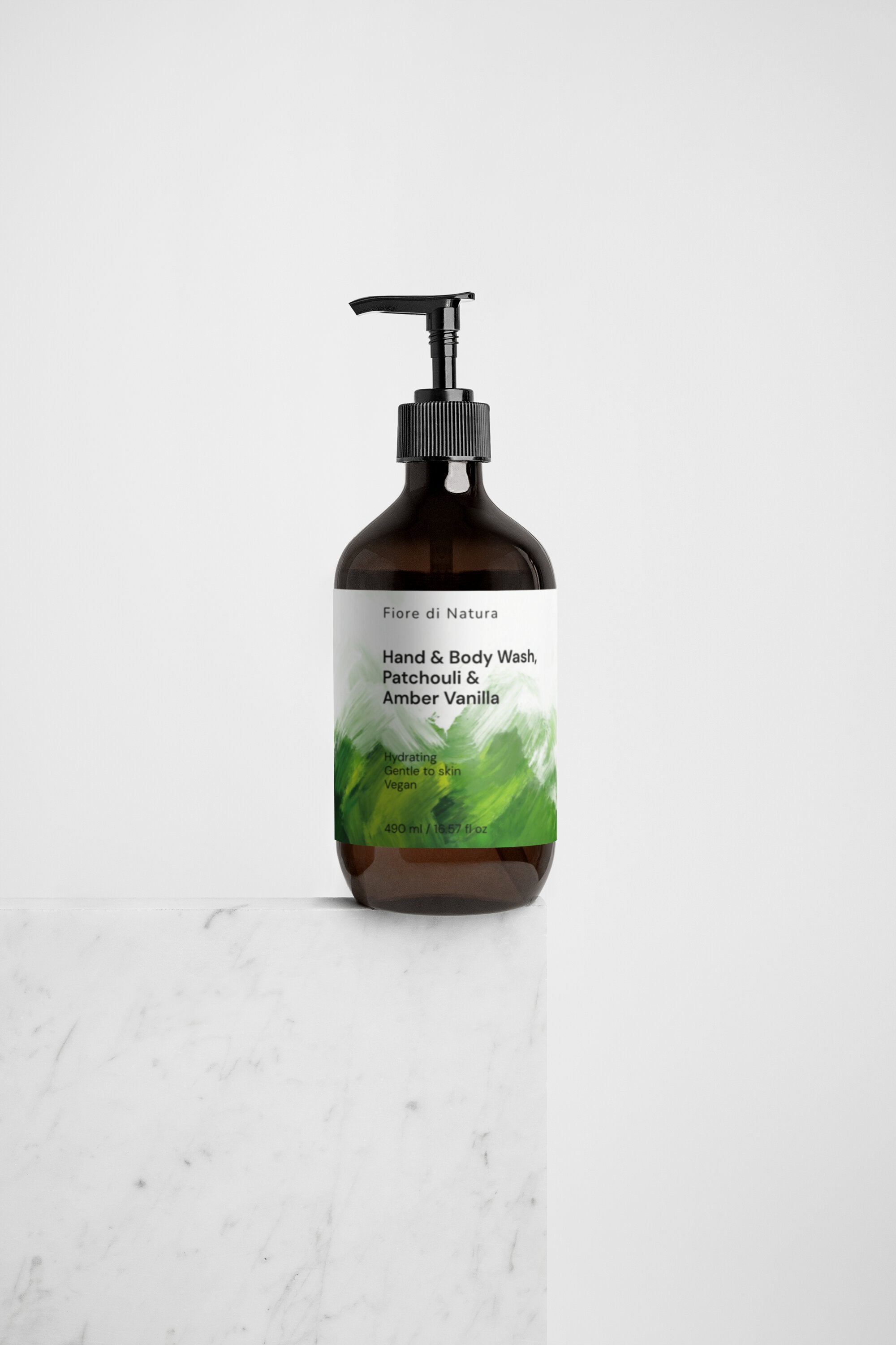 Hand & Body Wash, Patchouli & Amber Vanilla