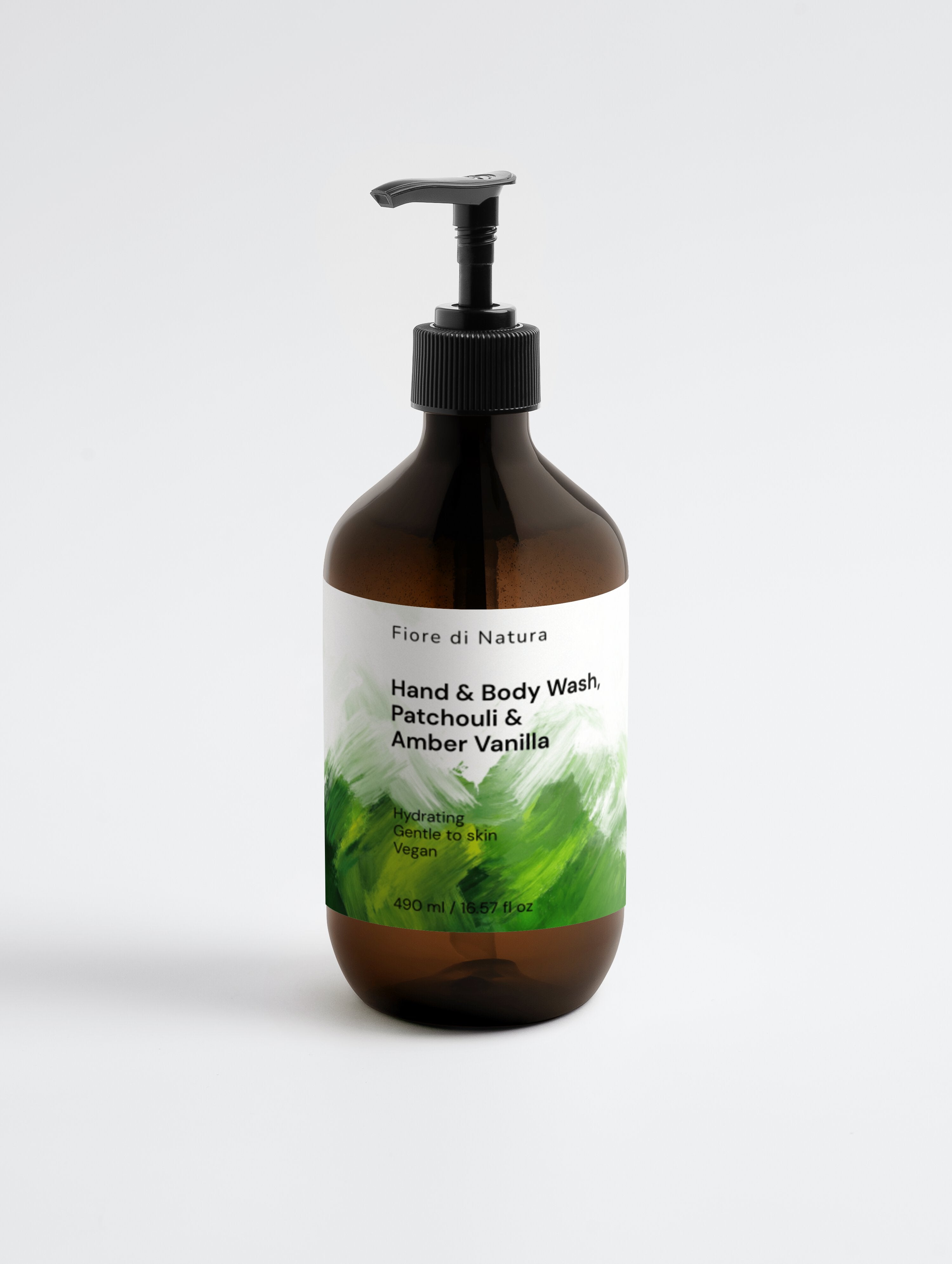 Hand & Body Wash, Patchouli & Amber Vanilla