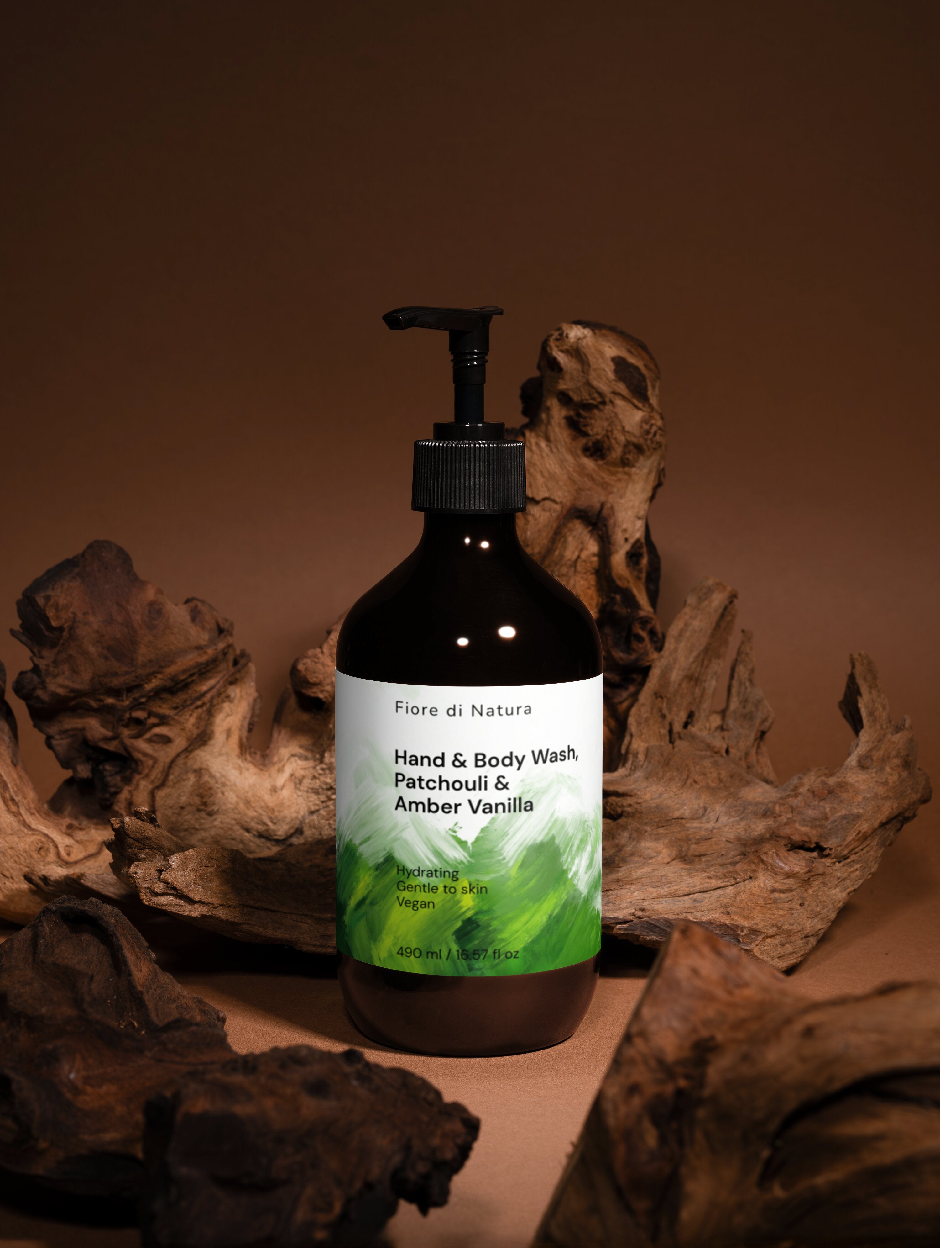 Hand & Body Wash, Patchouli & Amber Vanilla